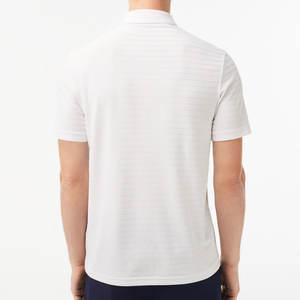 Algodón de alta calidad transpirable Vintage de manga corta para Polo Golf Shirt para hombres Ropa de verano personalizada con patrón sólido Jersey - Product Image 6