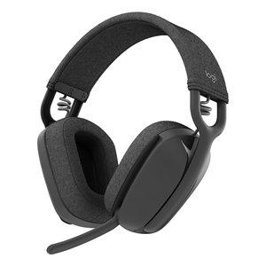 Logi Zone Vibe 100 Graphite Over Ear Bluetooth Headphones With Noise Reduction And <b>Microphone</b> - Product Image 1