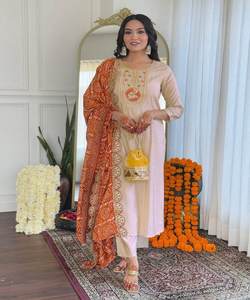 Chudidar salwar kammez ชุดปาร์ตี้ dupatta ชุดอินเดียและปากีสถานแฟชั่น patiyala pakistani - Product Image 1