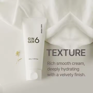 GINGER6 Crema de manos nutritiva Perfume Infundido Vegano Jengibre Agua y ácido hialurónico Hidratante para una piel suave e hidratada - Product Image 4