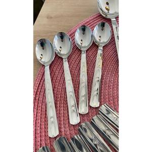 Juego de cubiertos vintage de 24 piezas Juego de cubiertos modernos de mediados de siglo Decoraciones de comedor de cocina Retro - Product Image 6