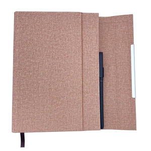 Venta caliente al por mayor cuaderno Flexible con bolígrafo 200 páginas cuaderno sin fecha con bolígrafo para hombres mujeres uso de oficina - Product Image 1