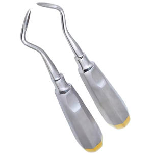 Elevador Manual de Luxación Dental, Instrumento de raíz curva mínimamente invasivo de acero inoxidable, empuñadura de cojín de lujo para instrumentos - Product Image 4