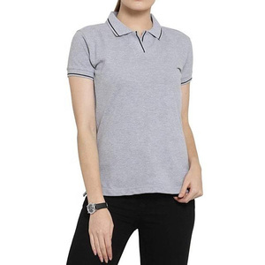 2023 precio al por mayor cómodo diseño único Women100 % algodón orgánico estilo de lujo superventas mujeres sublimación polos - Product Image 2
