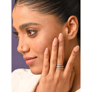 Anillos de Plata de Ley 925 de Primera Calidad para Mujer, Chapados en Rodio con Diamantes o Circonitas, Diseño Numérico, Joyería para Hombre - Product Image 4