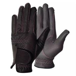 Gants d'équitation en cuir, gants d'équitation en cuir pour unisexe, gants en cuir pur pour cavaliers - Product Image 1