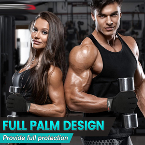 Weightlifting <b>Men</b> Women Workout Glove <b>Gym</b> Fitness Wear Full Finger Gloves With Wrist Support for Cross-fit Training Gloves - Product Image 3