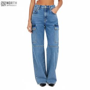 2025 femmes haute qualité coton Fiber Flare Denim pantalon respirant décontracté Streetwear Sexy broderie polyvalent à la mode - Product Image 1