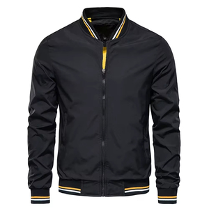 Veste d'affaires simple et tendance pour homme, col rabattu, vêtements d'extérieur pour le bureau, hauts décontractés, veste décontractée pour le travail - Product Image 1