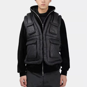 Gilet matelassé léger pour hommes personnalisé gilet bouffant chaud respirant coupe-vent hiver gilet rembourré en duvet veste sans manches pour hommes - Product Image 6