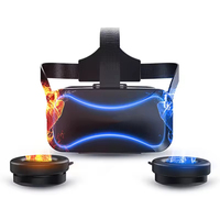 Casque de réalité virtuelle portable 3D VR Glasses Box pour films et jeux avec compatibilité Google Cardboard Smart VR