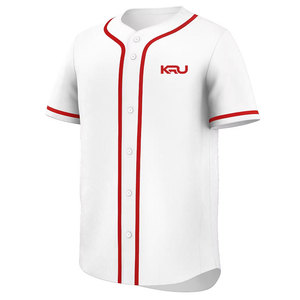 Servicio OEM, Nueva Camiseta de Béisbol, Tejido Transpirable que Absorbe la Humedad, Cuello en V, Manga Corta, Diseño Estampado para Mayor Comodidad en Cada Partido - Product Image 1