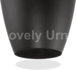 Bolsa de terciopelo sin urnas de cremación de latón de óxido negro - Product Image 6