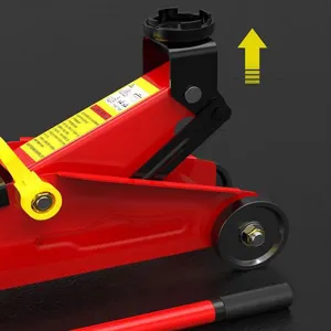 2 Ton 2.5 Tons 3 Ton 3.5 T Adjustable Height Car Portable Low Profile Hydraulic Steel Trolley Flooring Jack