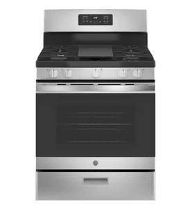 2025 2026! Offres spéciales : Cuisinière à gaz naturel autonome de 5 pieds cubes, en acier inoxydable, 5 brûleurs, réglages de chaleur précis – Prête à être expédiée - Product Image 2