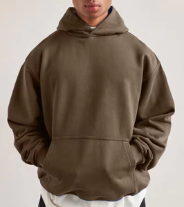 High Quality Custom Heavy Weight Winter Street Wear Knit Polyester/Cotton Blank <b>Pullover</b> <b>Men</b> Hoodie Quick Dry Breathable Pocket - Product Image 2