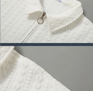 Vente en gros de sweatshirts à demi-fermeture éclair pour hommes sweatshirt de grande taille à col rabattu personnalisé de couleur simple pour printemps automne pour hommes OEM - Product Image 5