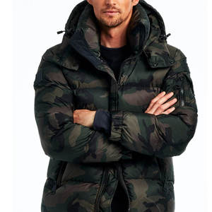 Lightweight Quilted Men's Jacket Warm Puffer Hooded Winter Coat Casual Windproof Cold Weather Jacket for Man - Product Image 4