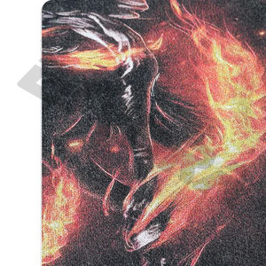 Venta al por mayor 100% algodón en relieve color sólido camiseta logotipo personalizado en relieve adulto Camiseta de manga corta - Product Image 3