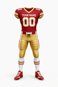 Uniforme de football américain personnalisé, ensemble complet, maillot et pantalon, vêtements de sport d'équipe personnalisés pour hommes, jeunes et adultes - Product Image 5