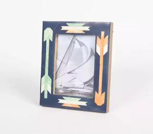 Cadre photo incrusté de résine d'os en bois de la meilleure qualité fabriqué à la main beau cadre photo personnalisé pour la décoration - Product Image 4