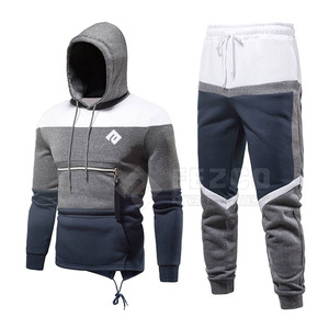 Chándal de entrenamiento ajustado con logotipo personalizado, conjunto de pantalones de chándal informales para hombre, chándal deportivo personalizado para hombre - Product Image 1