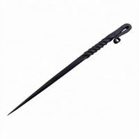 Pincho de Marlin forjado a mano, herramienta multiusos hecha a mano, de hierro forjado, para comer, horquilla Medieval, pincho de cena
