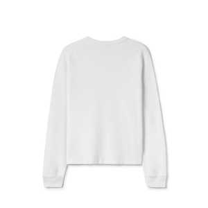 Custom Logo <b>Thermal</b> <b>Fleece</b> Men Streetwear Hoodie Sweatshirt Oversized White Long Sleeved Crewneck Sweatshirt White Hoodies - Product Image 6