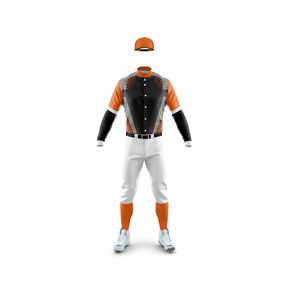Tenues de baseball unisexes durables, tailles plus grandes, noms/numéros d'équipe personnalisables, anti-UV, respirantes, séchage rapide, évacuation de l'humidité - Product Image 2