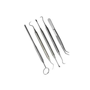 Kit de Exploración Dental Profesional con Espejo, Sonda y Raspador, Instrumentos Dentales Recomendados por Dentistas, Instrumentos Quirúrgicos - Product Image 1