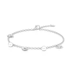 Bracelet à breloques en perles argentées Jeulia Ocean Beach - Bijoux de mode - Product Image 1