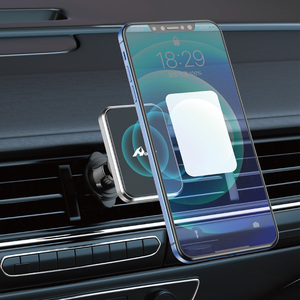 sp-171 mobile <b>phone</b> <b>holder</b> <b>for</b> <b>car</b> <b>magnetic</b> 360 Aluminum Black grill mount Mobile <b>Phone</b> <b>Car</b> <b>Holder</b> - Product Image 2