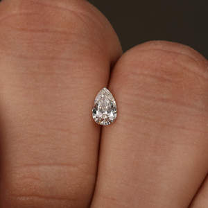 0.35 CT carat poire coupe minuscule laboratoire cultivé diamant CVD EF couleur laboratoire créé diamant pierre en vrac petit diamant - Product Image 4
