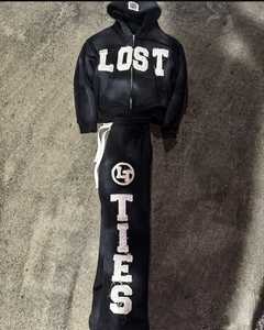 ชุดแทร็กสูทสำหรับผู้ชายผ้าฝ้ายคุณภาพสูงชุดซิปปักลายสำหรับผู้ชายชุดติดตาม - Product Image 3