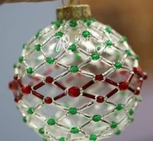 Hot <b>Sale</b> New Design <b>Christmas</b> Beaded Ball Cover for <b>Decorative</b> Looks Bulk Supplier and Manufacture by Refratex India Made in Ind - Product Image 2