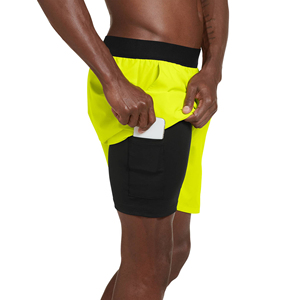 Pantalones cortos de baloncesto para hombre, Bermudas cómodas de secado rápido con bolsillo para teléfono de poliéster, para gimnasio, correr, ropa deportiva, ropa de calle, mallas de secado rápido - Product Image 1