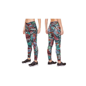 Leggings Premium GAA de Pakistán Ropa deportiva estampada de marca personalizada Flexible y resistente al sudor - Product Image 1
