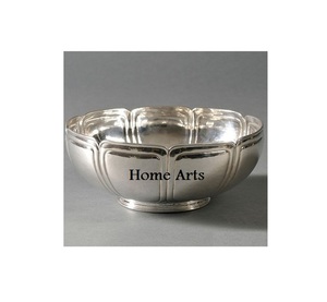 Bol de service de fruits de couleur argent et or de forme ronde bol de service de nourriture en acier inoxydable de qualité exclusive - Product Image 6