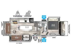 Nouveau 2025 F-o-r-e-s-t R-i-v-e-r Wildwood H-e-r-i-t-a-g-e G-l-e-n 325RL - Product Image 2