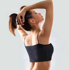 เสื้อครอปถักลูกไม้สำหรับผู้หญิง เนื้อผ้านุ่ม ยืดหยุ่น แบบริบ ไร้แขน ผ้าฝ้าย 100% สำหรับฤดูร้อน สวมใส่สบายๆ แฟชั่นลำลอง ใส่ได้ทุกวัน - Product Image 1