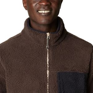Veste polaire Sherpa de qualité supérieure d'approvisionnement d'usine pour hommes personnalisable fermeture éclair complète pull chaud d'hiver vêtements décontractés - Product Image 2