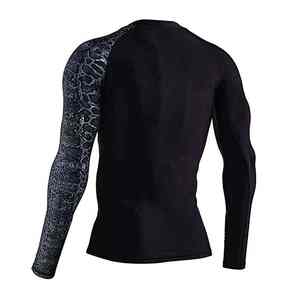 Rashguard sans manches pour hommes BJJ, compression personnalisée, t-shirt MMA, couleur unie, débardeur, entraînement de grappling, vêtements sans Gi, vente en gros OEM - Product Image 5