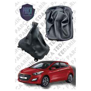 หัวเกียร์รถยนต์ฮุนได ไอ30 รุ่นปี 2007-2017 พร้อมปลอกหุ้มคันเกียร์ - Product Image 1