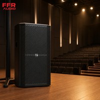 Haut-parleur professionnel passif large bande 2 voies 2 transducteurs 12 pouces à aimant néodyme pour système de sonorisation de salle