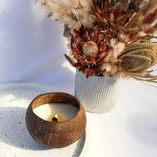 Best Seller 2025 High Quality Coconut <b>Shell</b> Candle Bowl Vietnam for Decorating, <b>Lighting</b>, Relaxing Made in Eco2go Vietnam - Product Image 5