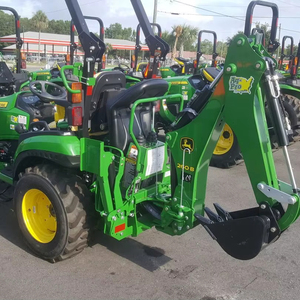 John Deeere 260B <b>Lawn</b> <b>Mower</b> Tractor With Front Loader and Backhoe Implement <b>for</b> Sale with Fast Shipment to John Deeere 260B <b>Lawn</b> - Product Image 1