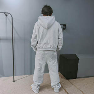 Conjunto Deportivo de Invierno 2025 para Hombre, Manga Larga, con Pedrería, Corte Regular, Alta Calidad, Sólido, Casual, Transpirable y Ligero - Product Image 3