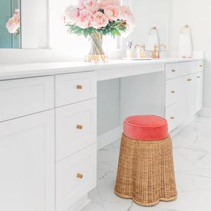 Tabouret tissé en rotin Décoration de la maison Matériaux naturels Écologique Fabriqué au Vietnam Vente en gros durable - Product Image 4