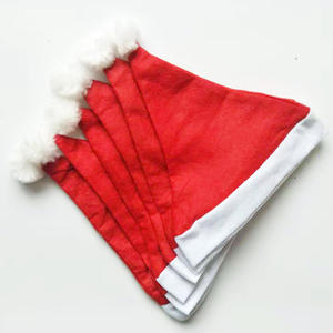 Chapeau de Noël, tissu non tissé, chapeau de décoration de Noël, fabricant de chapeau de Noël pour enfants et adultes en gros - Product Image 5