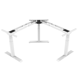 ETL-223T Height-<b>Adjustable</b> Metal <b>Table</b> <b>Legs</b> 3 Support <b>Legs</b> Feature <b>Adjustable</b> - Product Image 2